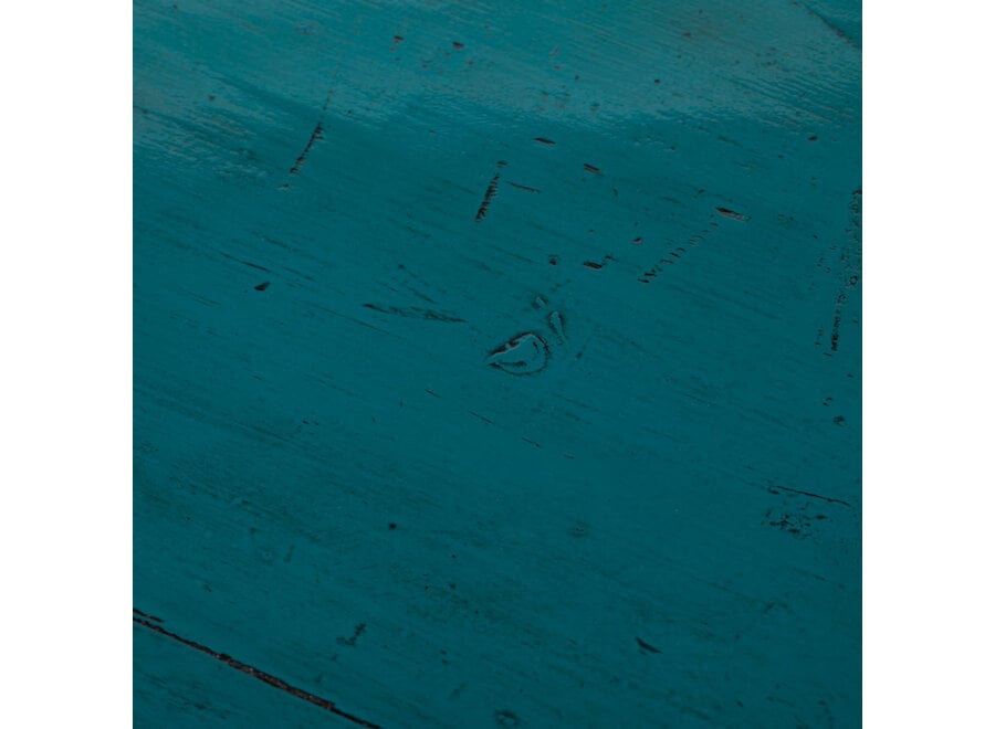 Antique Chinese TV Cabinet Teal High Gloss W136xD40xH61cm
