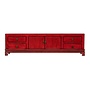 Mueble TV Chino Rojo Alto Brillo An180xP40xAl50cm