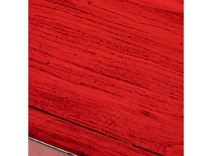 Mobile TV Cinese Rosso Lucido L180xP40xA50cm