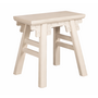 Chinese Stool Moonshine Greige with Details W50xD23xH47cm