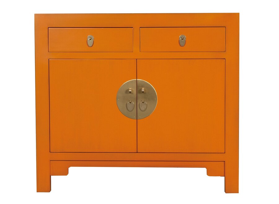 Armadio Cinese Sunglow Arancione - Orientique Collezione L90xP40xA80cm