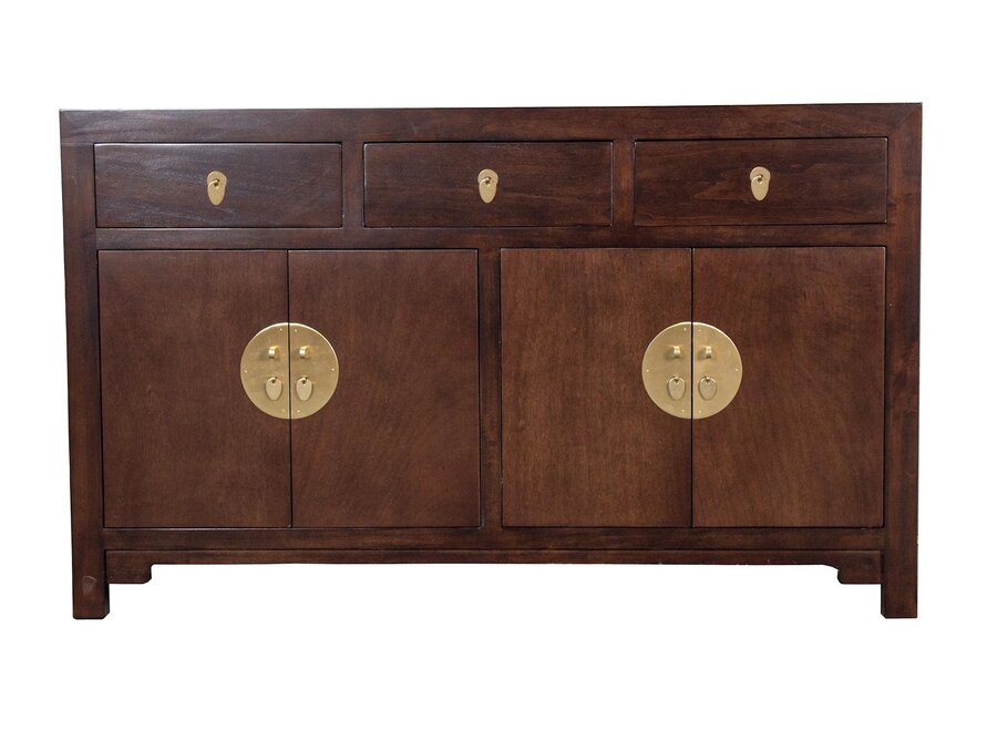 Buffet Chinois Earthy Marron L140xP35xH85cm - Orientique Collection