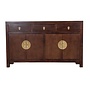 Chinesisches Sideboard Earthy Braun B140xT35xH85cm - Orientique Kollektion