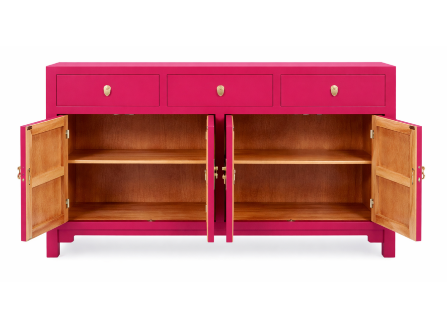 Chinesisches Sideboard Fuchsia Royale - Orientique Kollektion B140xT35xH85cm