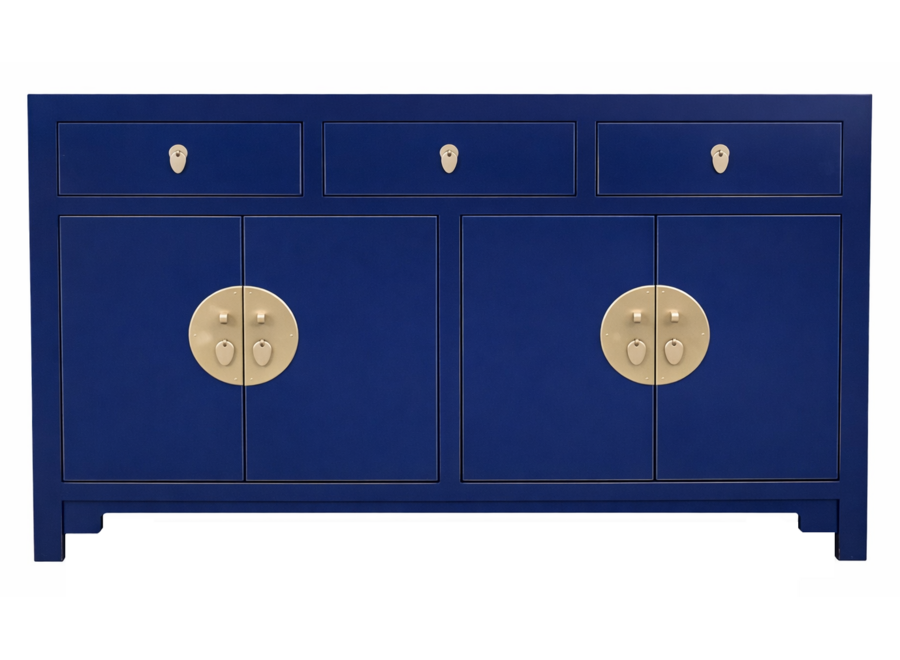 Aparador Chino Azul Noche - Orientique Colección An140xP35xAlt85cm