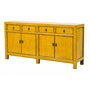 Antique Chinese Sideboard Yellow High Gloss W170xD42xH88cm