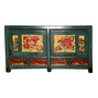 Antique Chinese Sideboard Handpainted Peonies W171xD40xH87cm