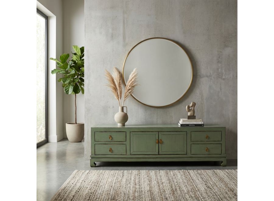 Chinese TV Cabinet Mint High Gloss W180xD40xH50cm