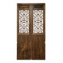 Antique Chinese Wooden Panel Set/2 B125xH257cm