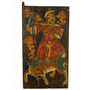 Antique Chinese Panel from Tibet Handpainted W74xH140cm