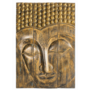 Thai Buddha Panel Handmade from Solid Tree Trunk L90xH140cm