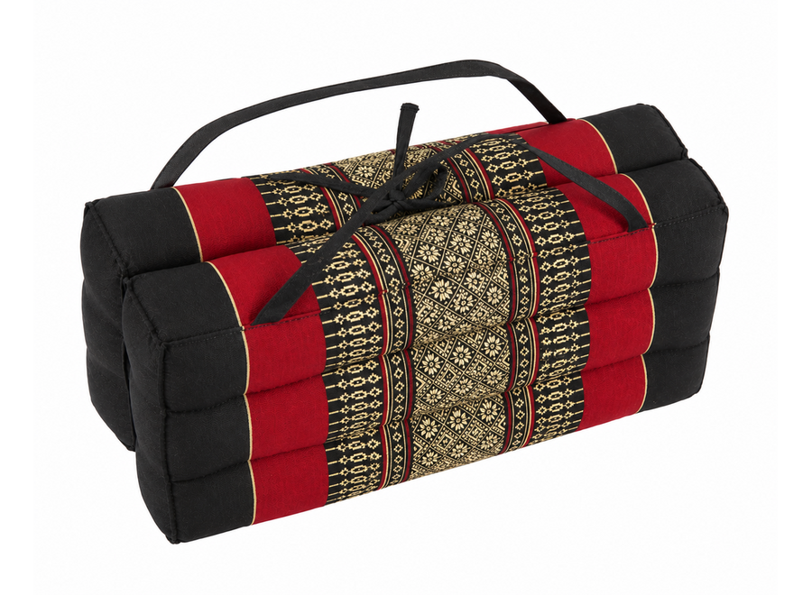Thai Cushion Yoga Mat Foldable Handmade Red
