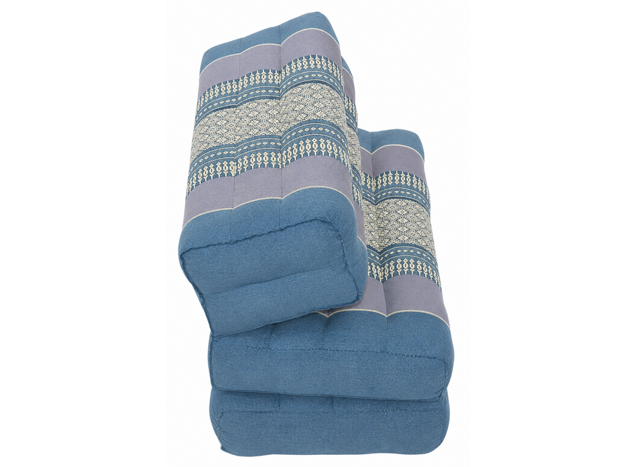 Thai Cushion Meditation Mat Foldable 50x75x12cm Blue