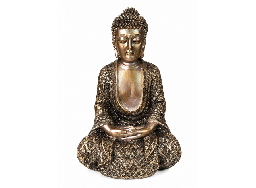 Buddha Statue Lotus Meditation W16xD9xH24.5cm