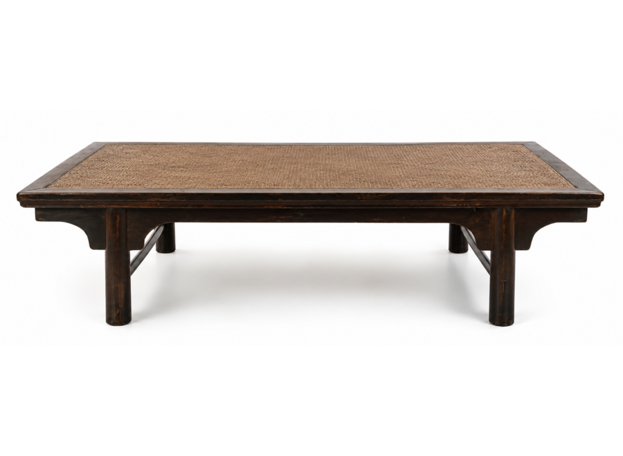 Table Chinoise Antique avec Bambou L220xP104xH54cm