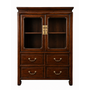 Librería Estantería China Puerta de Vidrio Marrón A82xP48xA115cm