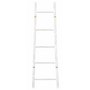 Echelle Bambou Blanc 45x150cm Fabriquée à la Main en Thailande