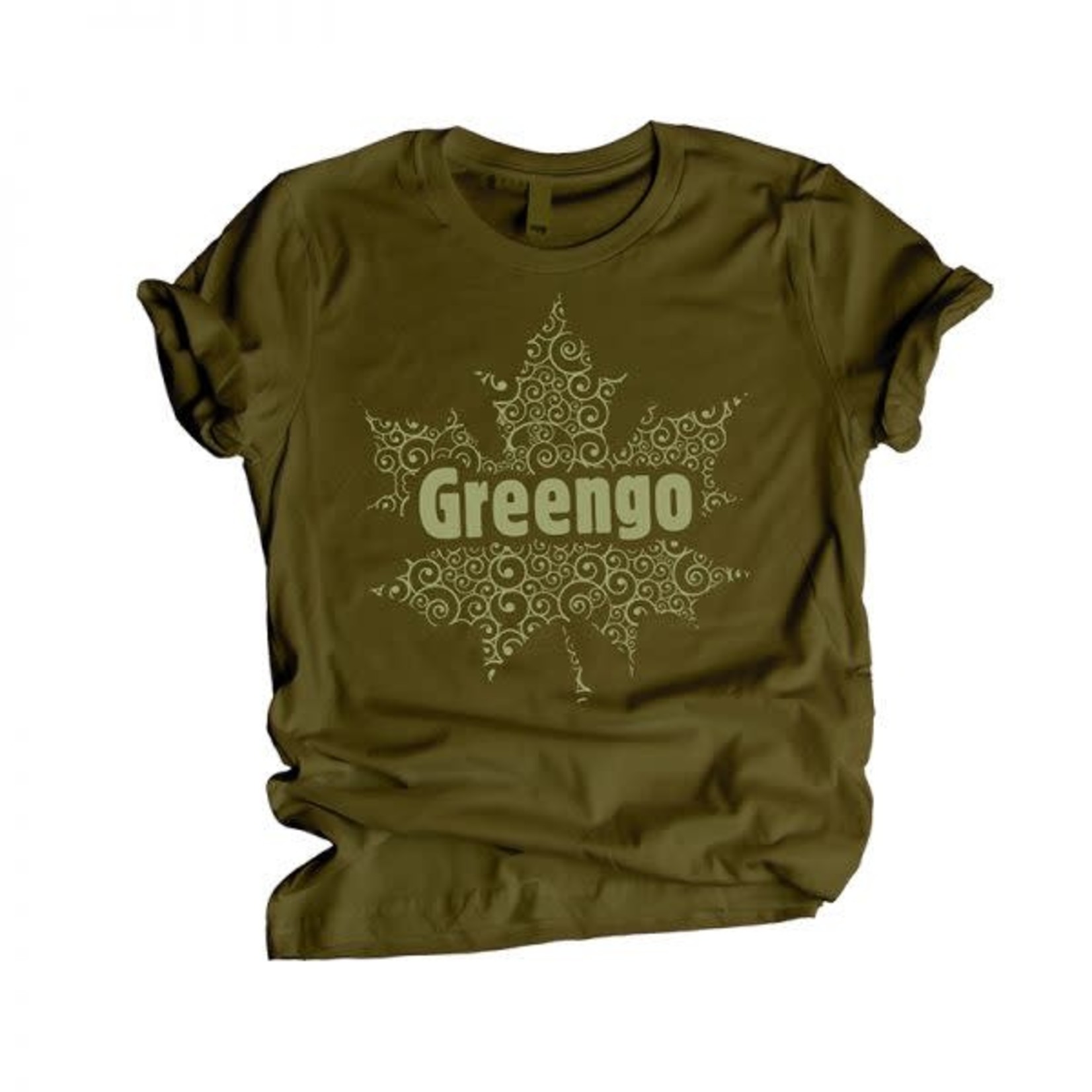 Greengo T-shirt Groen Maat M