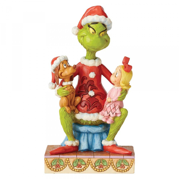Figurine: Grinch - with Cindy and Max
