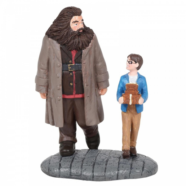 Figurine: Harry Potter and Hagrid - Wizarding Equipment