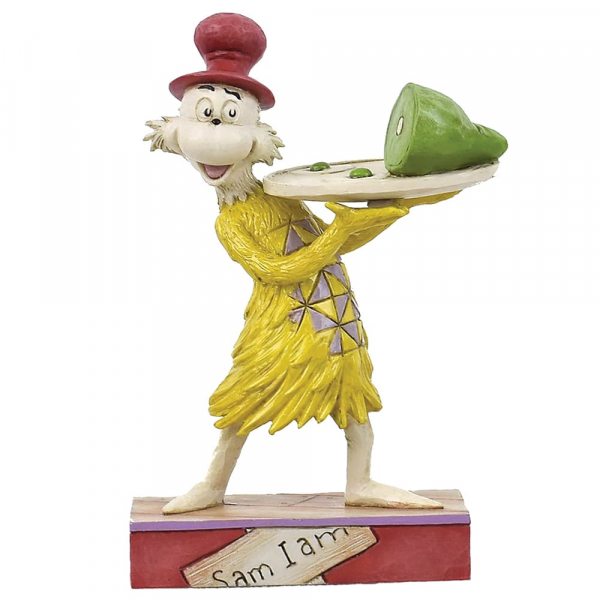 Figurine: Sam - Holding Plate of Green Eggs and Ham
