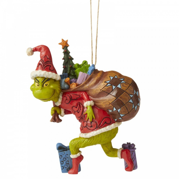 Hanging Ornament 3D: Grinch - Tiptoeing