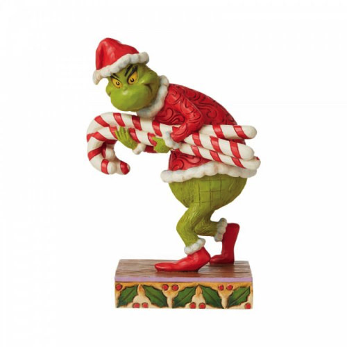 Figurine: Grinch - Stealing Candy Canes