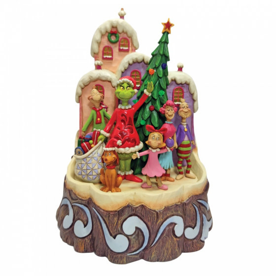 Figurine: Grinch (Carved by Heart)