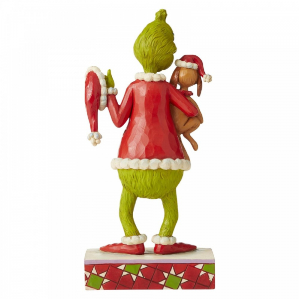 Figurine: Grinch - with Max Under His Arm