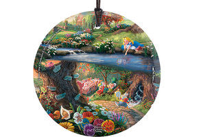 Hanging Glass: Alice in Wonderland