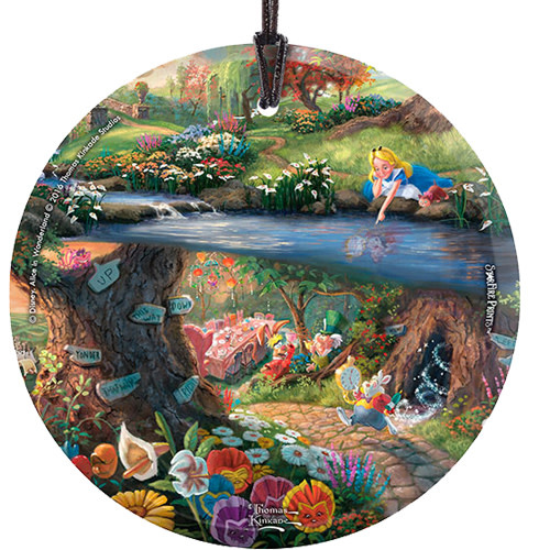 Hanging Glass: Alice in Wonderland