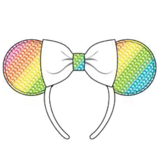 Diadeem: Minnie - Rainbow