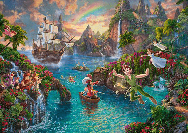Schmidt Puzzle 1000 stukjes: Peter Pan
