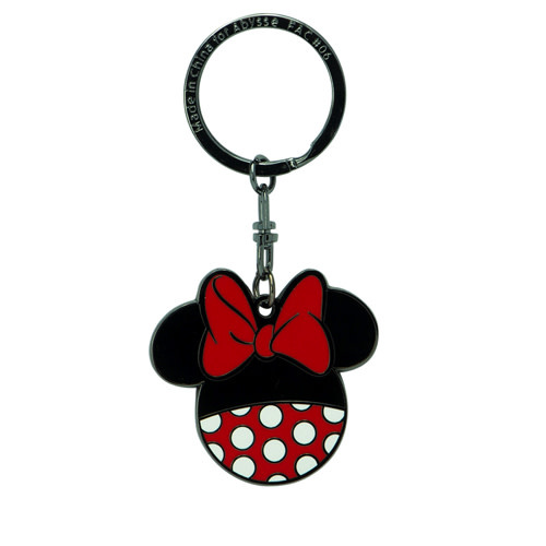 Sleutelhanger: Minnie - Hoofd met strik
