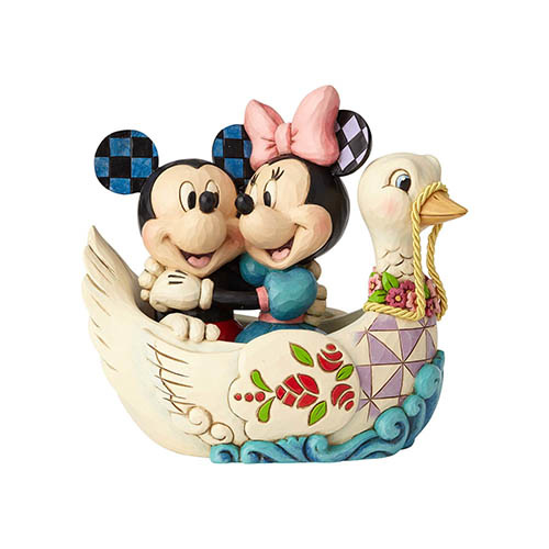 Figurine: Mickey & Minnie Mouse - Lovebirds