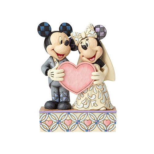 Figurine: Mickey & Minnie Mouse - Two Souls, One Heart