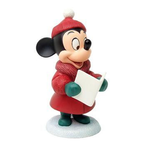 Figurine: Minnie Mouse - Caroler Minnie