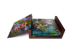 4 Glazen onderzetters: Peter Pan - Fly to Neverland