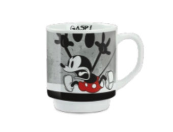 Mok Grijs: Mickey - I am (Stapelbaar)