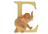Figurine: "E" - Baby Elephant- E
