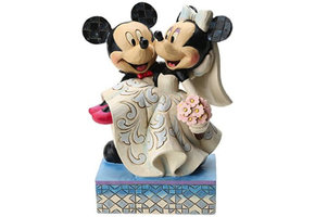Figurine: Mickey & Minnie Mouse - Wedding Day