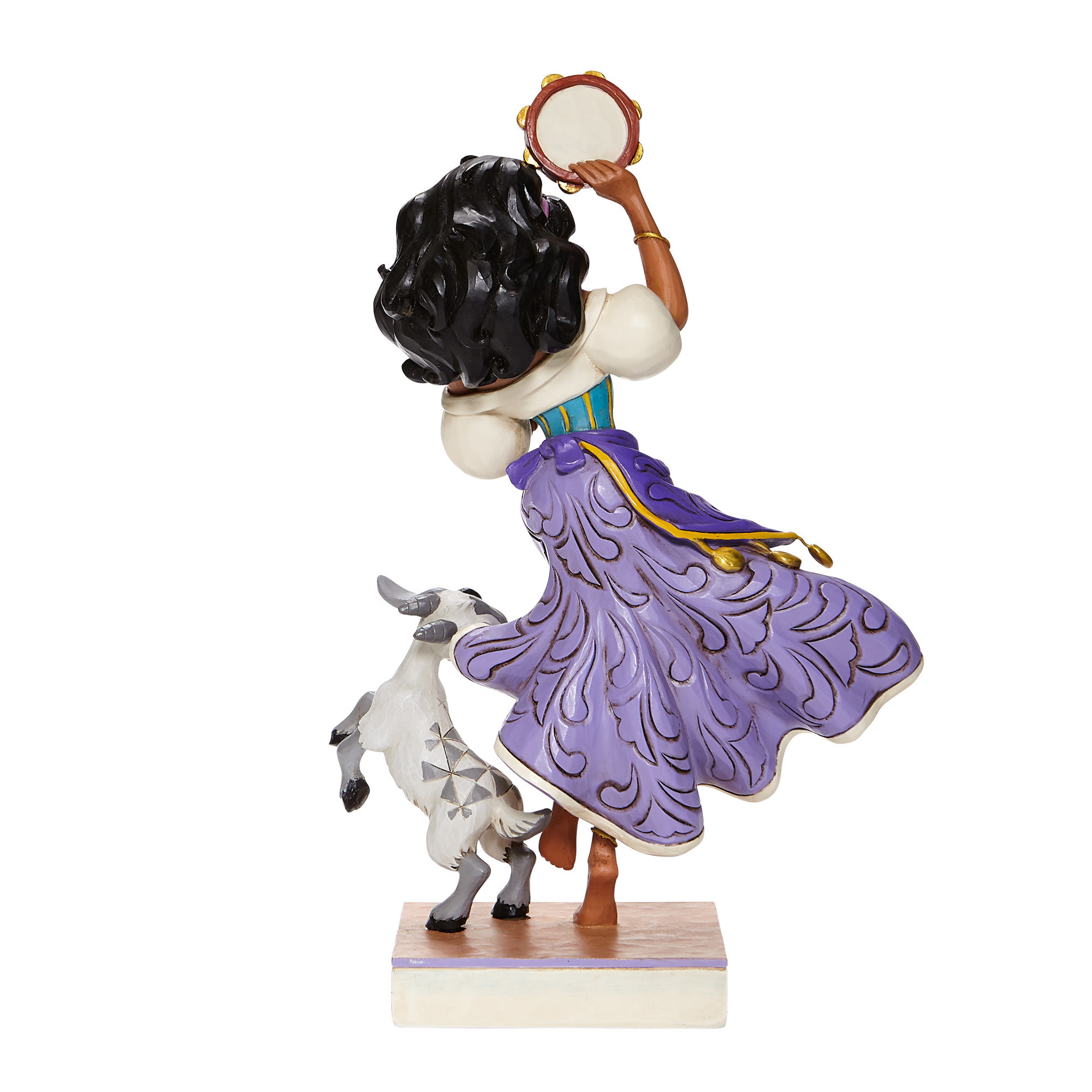Figurine: Esmeralda & Djali - Twirling Tambourine Player