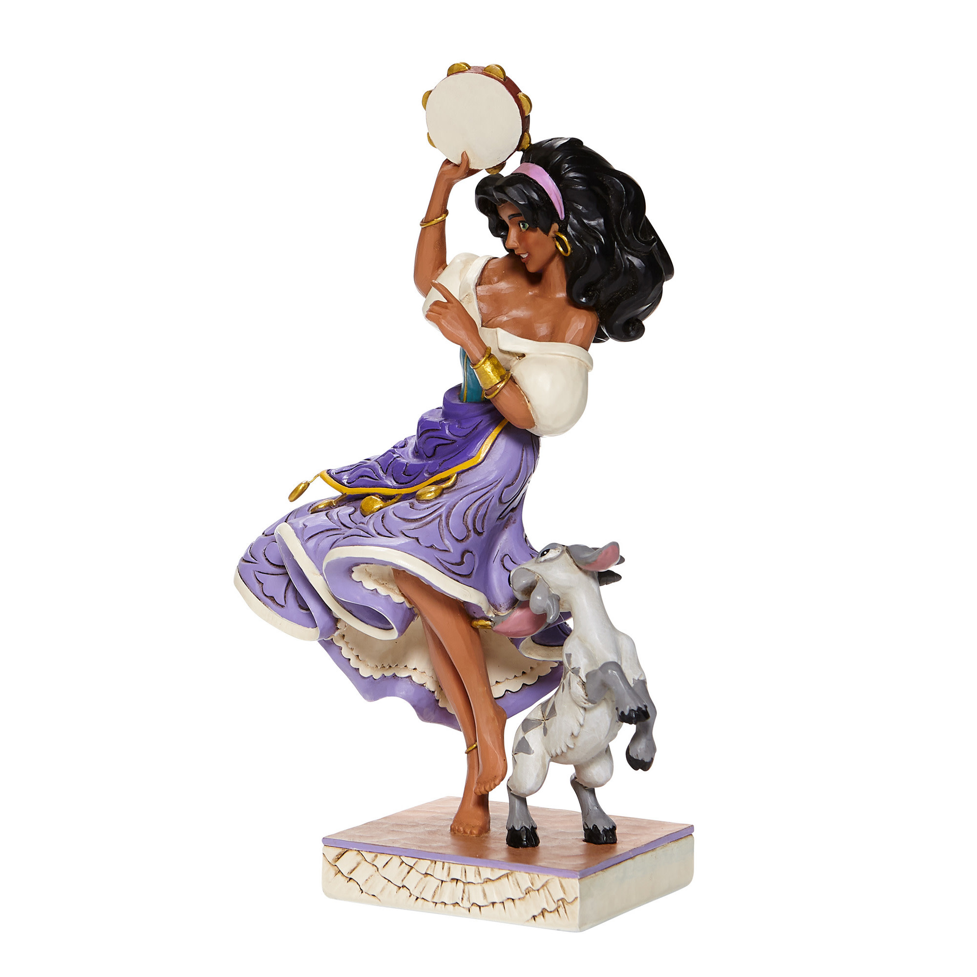 Figurine: Esmeralda & Djali - Twirling Tambourine Player