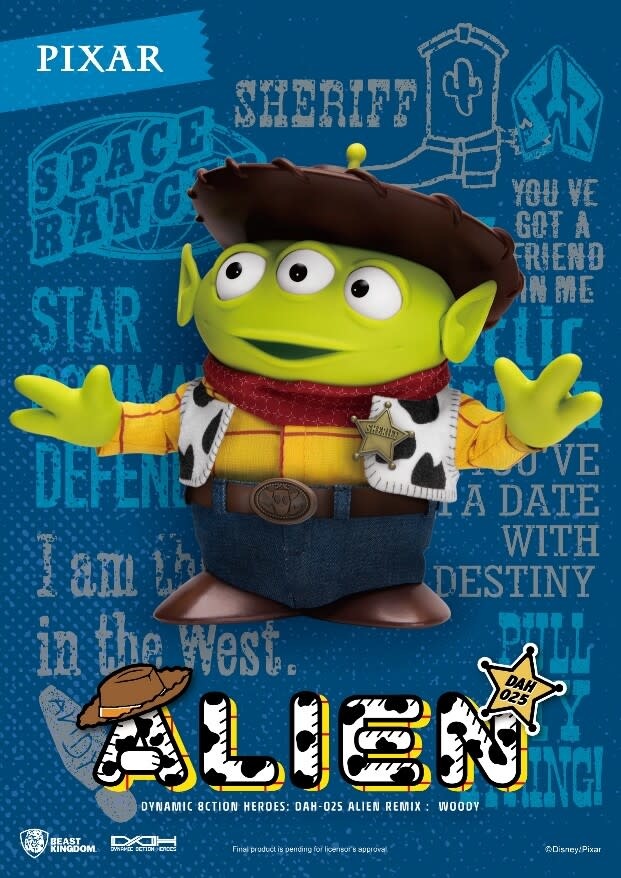 Action Figurine: Alien remix Woody - 6 Inch