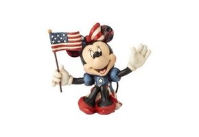 Mini Figurine: Minnie Mouse - Patriotic