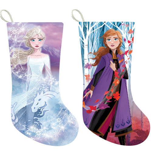 Kerstsok 47,5cm: Elsa & Anna