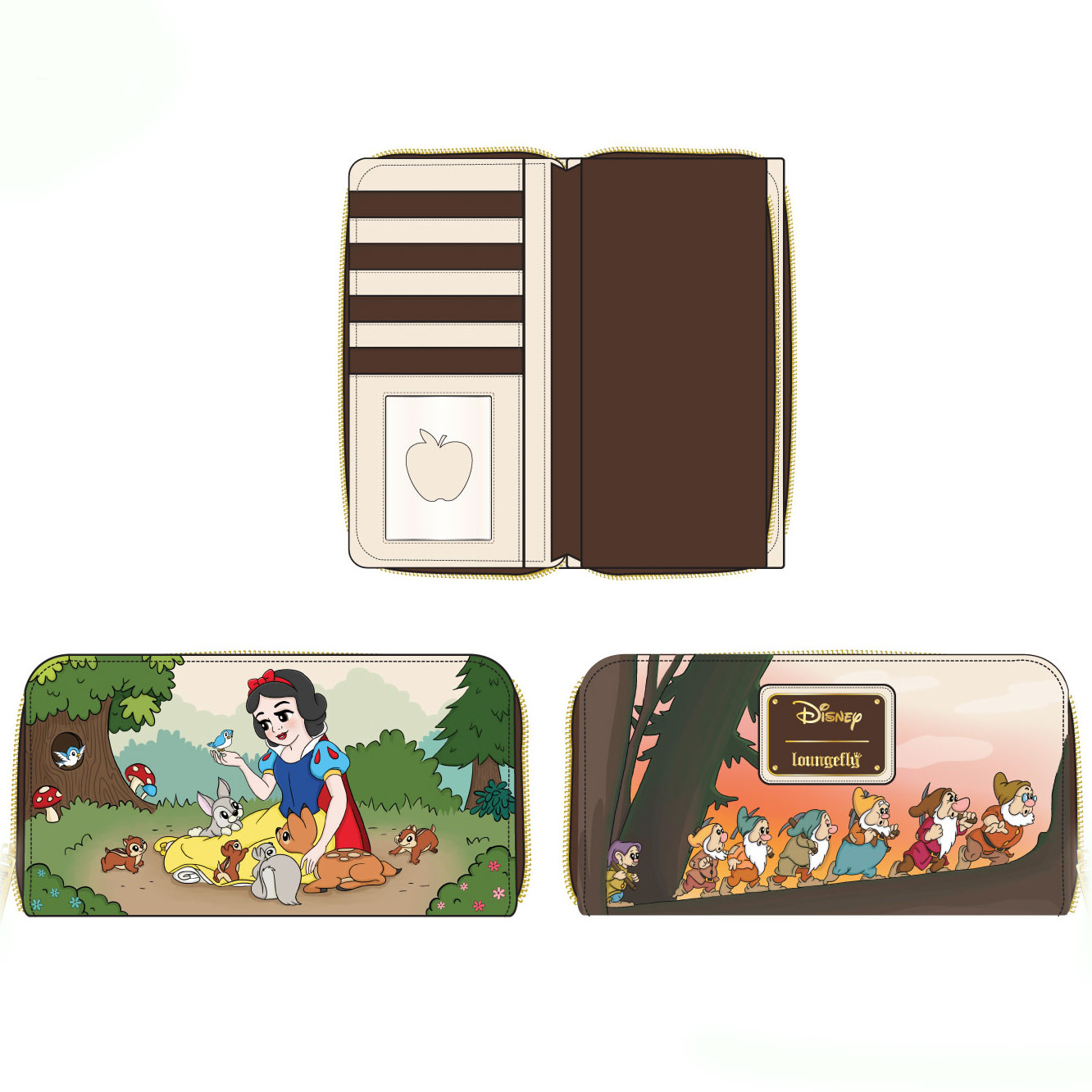 Portemonnee: Snow White and the 7 Dwarfs