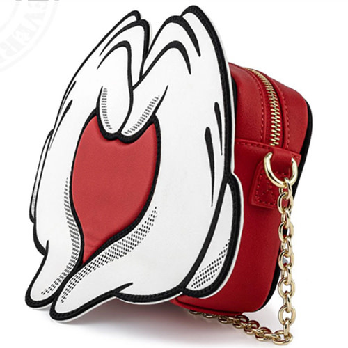 Schoudertas: Mickey & Minnie - Hearts Hands