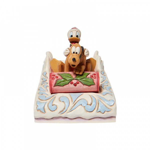 Figurine: Donald Duck & Pluto - A Friendly Race