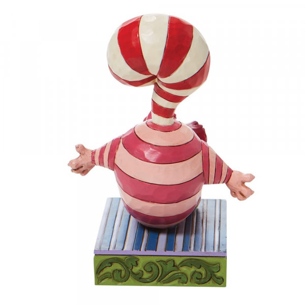 Figurine: Cheshire Cat - Candy Cane Cheer
